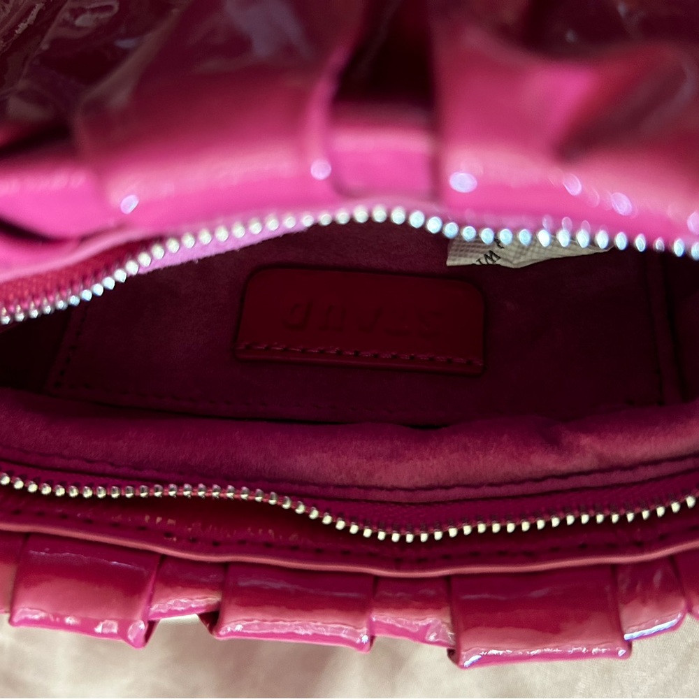 STAUD Pink Patent Shoulder Bag - Picture 6 of 6